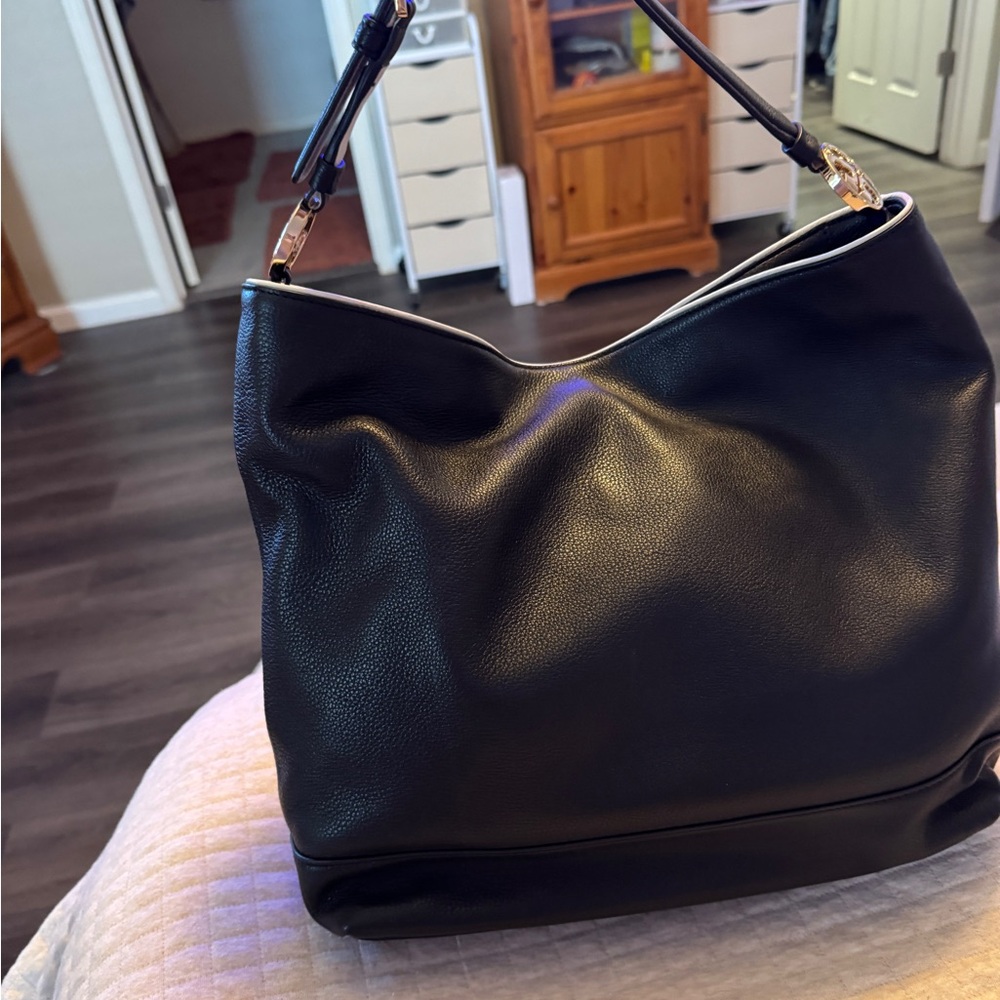 Tory Burch Leather Hobo Bag